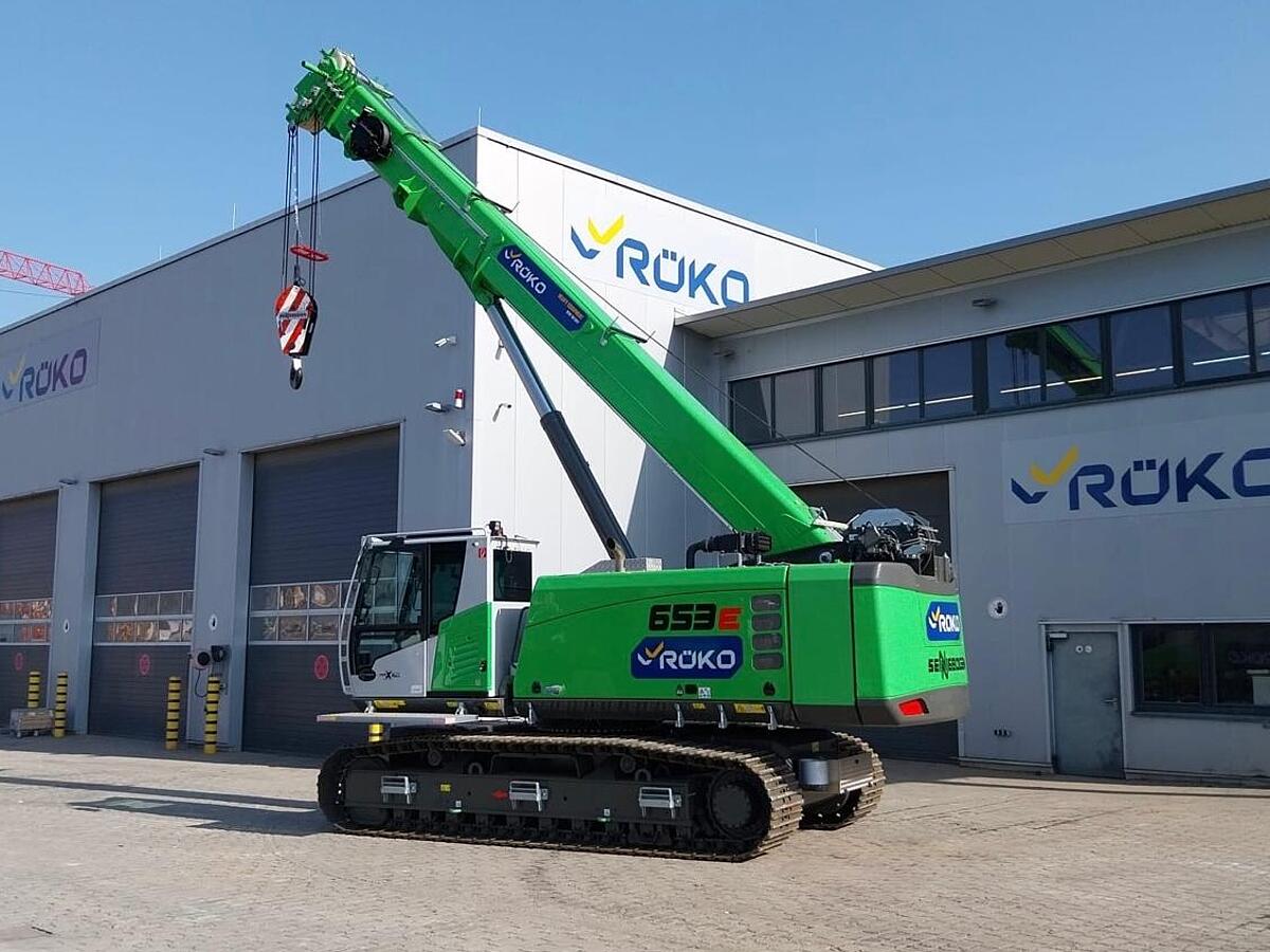 Raupenkran Sennebogen 653 R-E