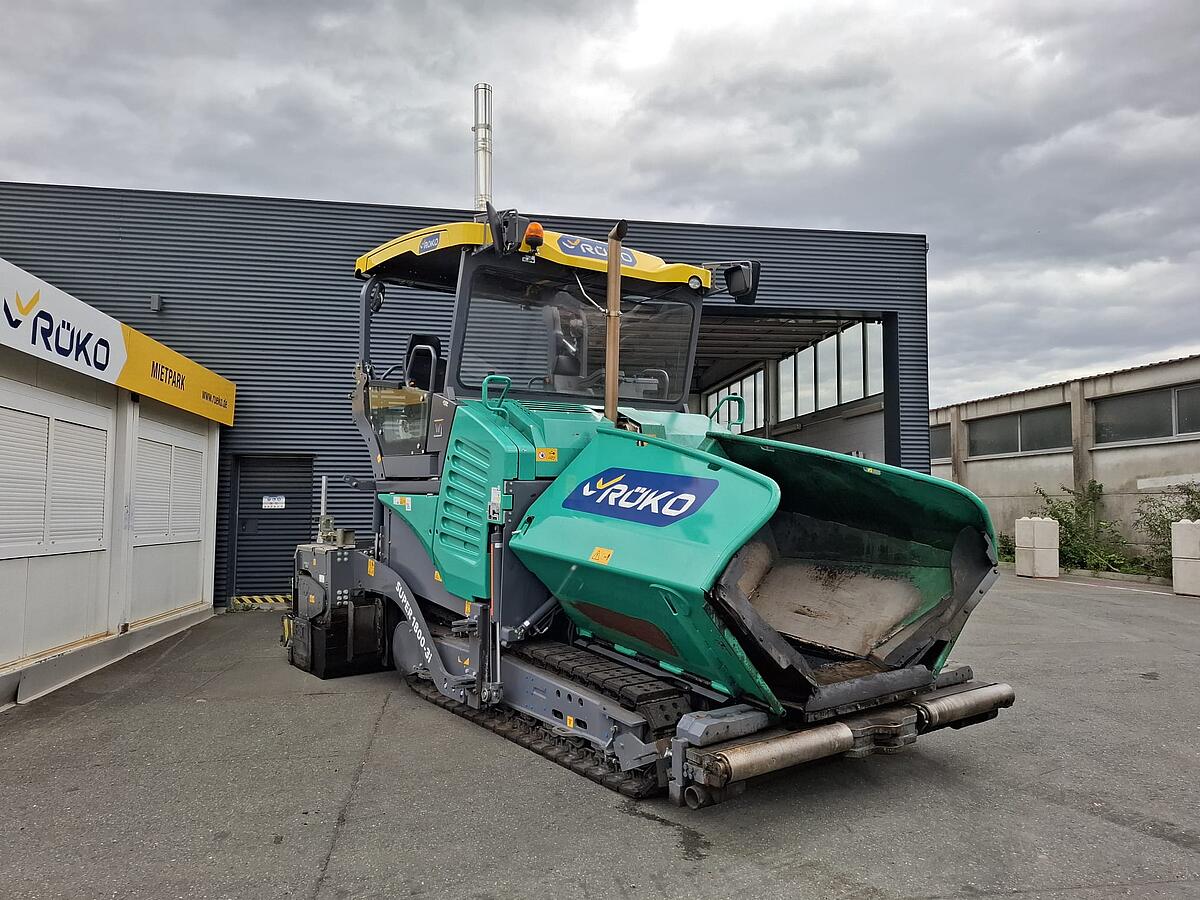 Kettenfertiger Vögele Super 1800-3i - AB 600-3 TV