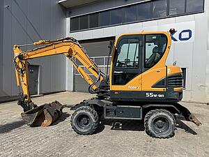 Hyundai excavadoras sobre ruedas R 55W-9A