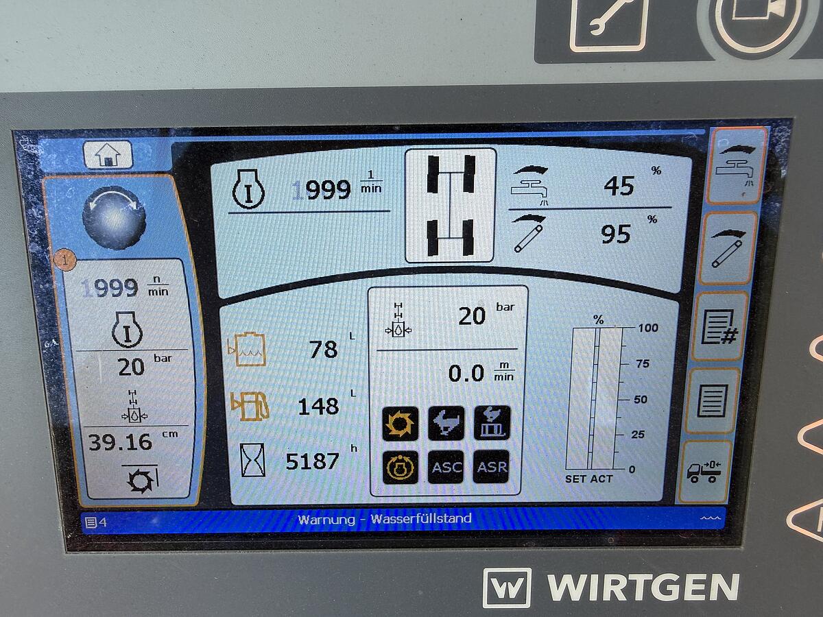 Straßenfräsen Wirtgen W 210 XP